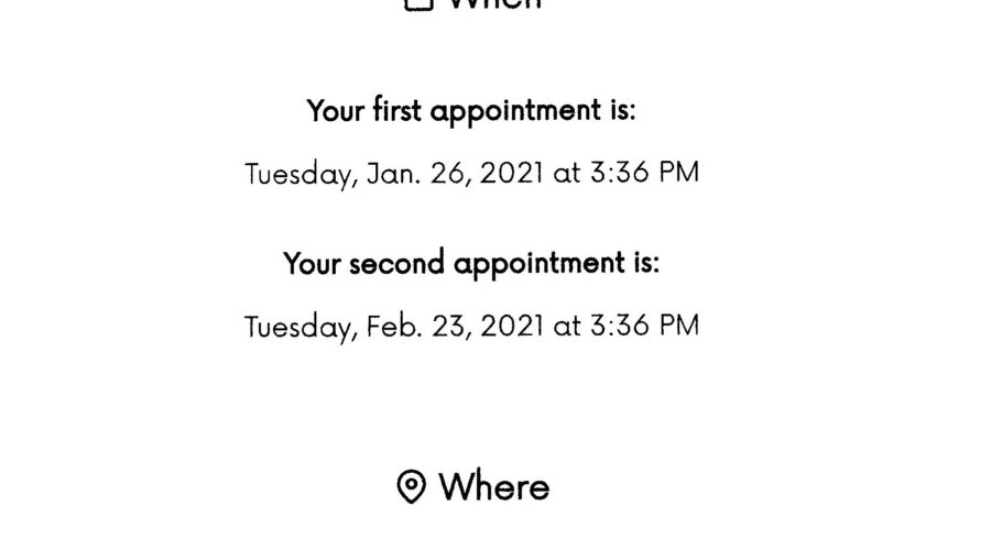 Vaccine Appointment